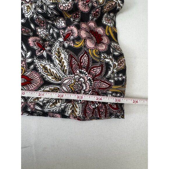 Boho Lagenlook 2X Wide Leg Lotus Paisley Floral Pants Artsy Festival Concert Fit - Picture 8 of 8